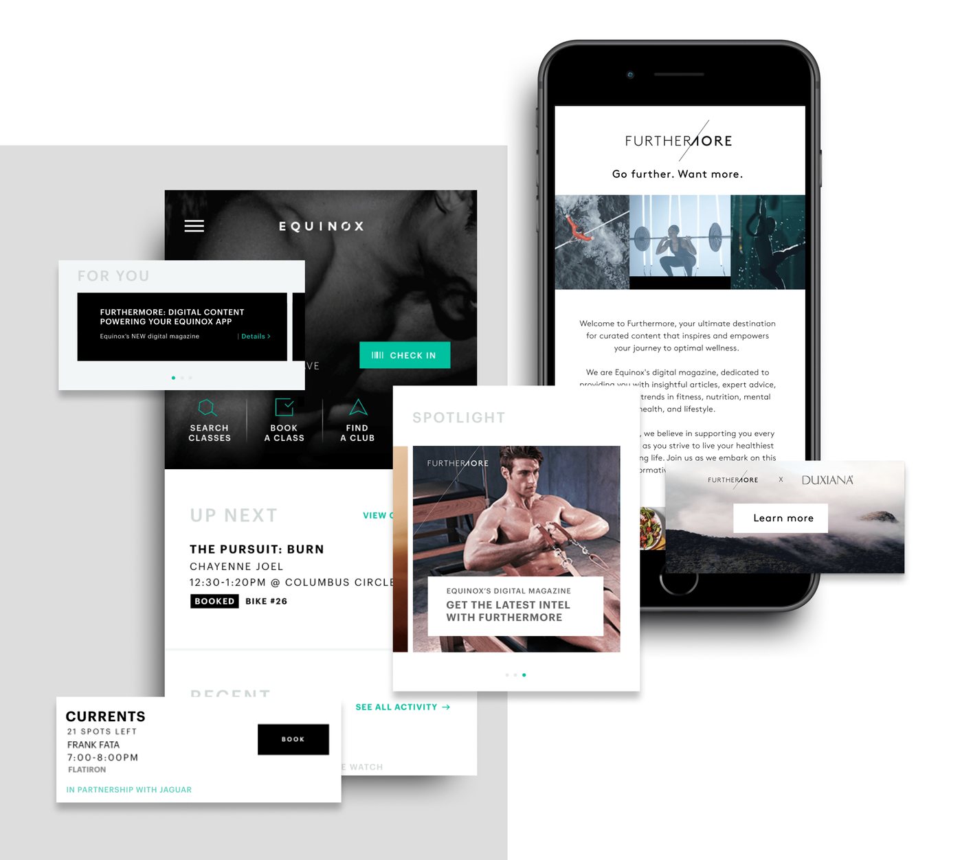 Furthermore content and ads across web and the member app