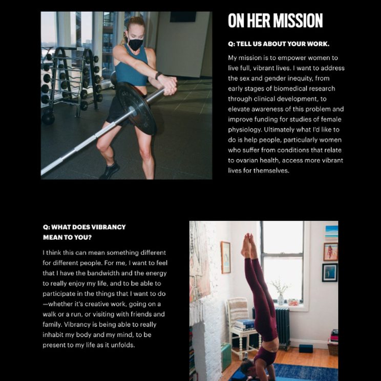 Welcome Forward microsite design