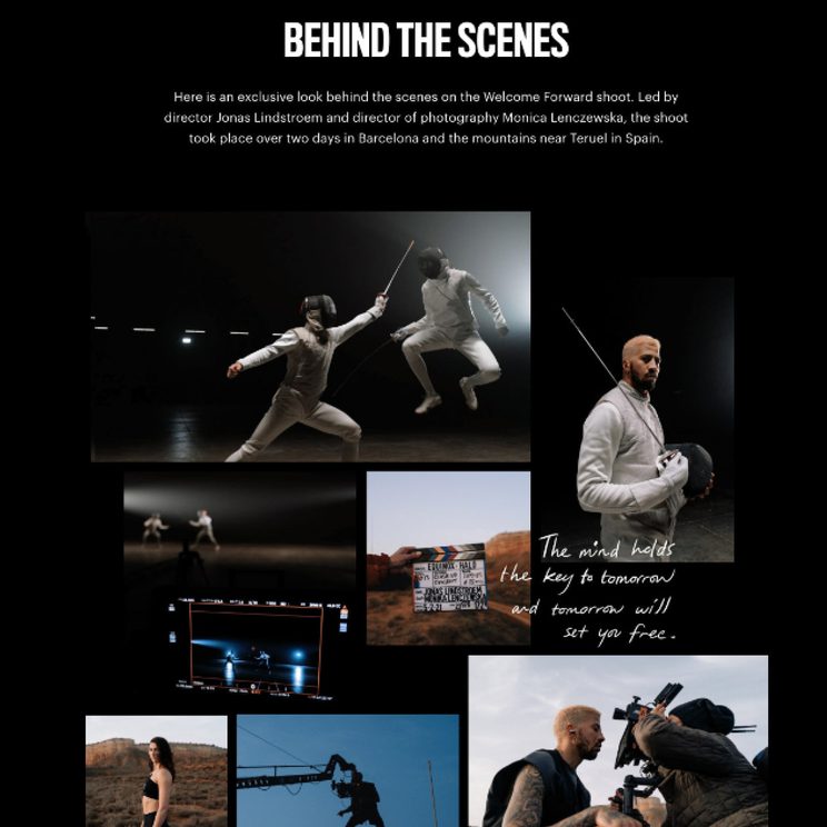 Welcome Forward microsite design