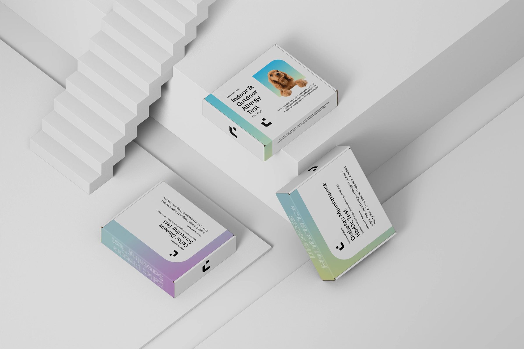 Livenow testing kit packaging